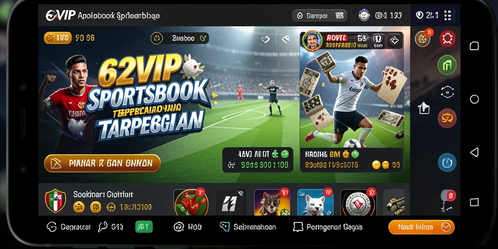 Screenshot dari gameplay Sportsbook 62VIP yang menarik.