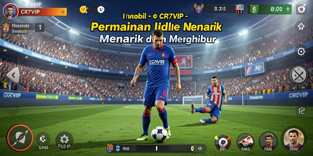 Tampilan gameplay utama CR7VIP yang menarik dan interaktif.