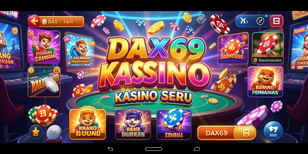 Screenshot DAX69 menampilkan gameplay kasino yang seru dan interaktif.