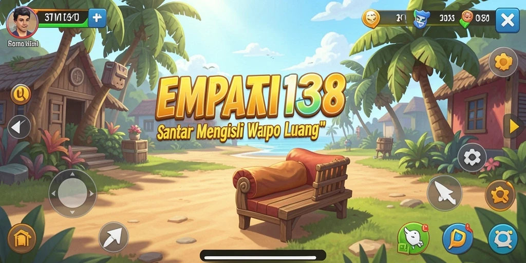 Tampilan gameplay menarik dari EMPATI138 dengan desain yang ceria.