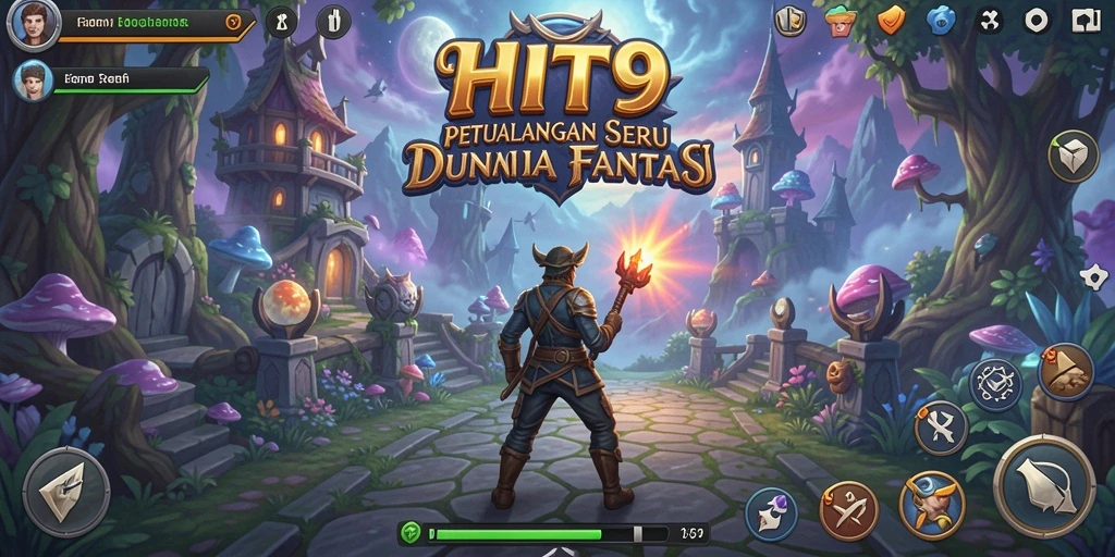 Screenshot gameplay menampilkan petualangan epik dalam <strong>HIT9</strong>.