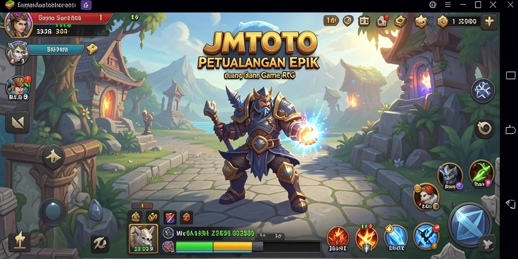 Tampilan gameplay RPG JMTOTO yang seru dan menantang.