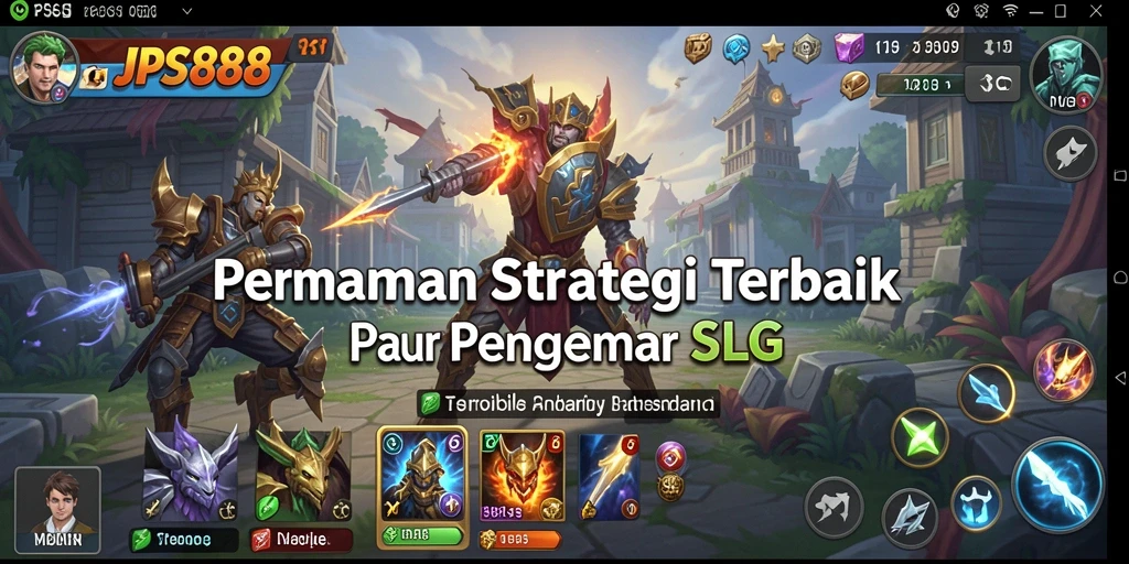 Tampilan utama gameplay JPS888 menampilkan strategi dan aksi menarik dalam SLG.