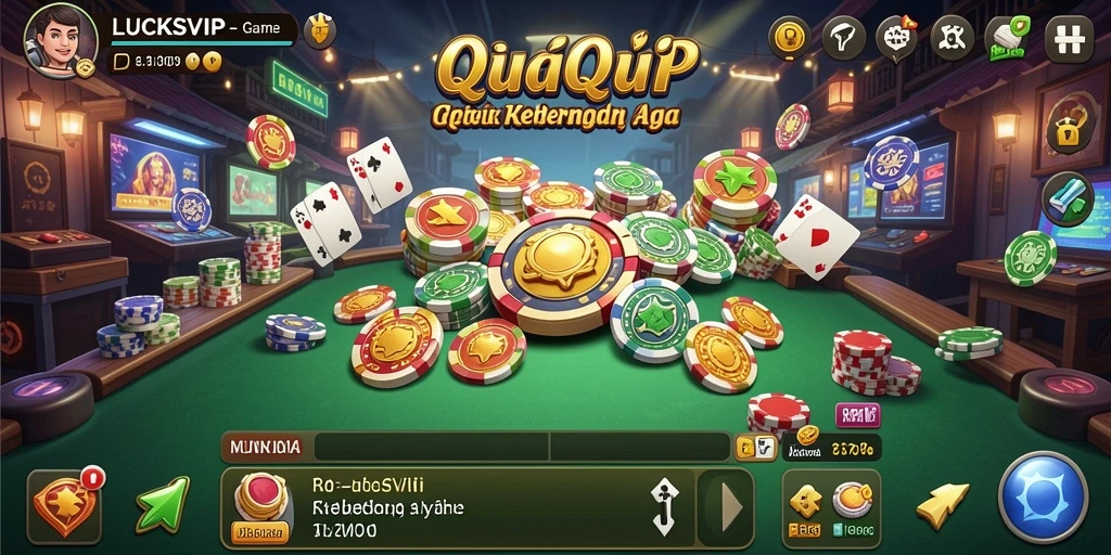 Screenshot gameplay menunjukkan keseruan bermain QiuQiu di LUCKSVIP.