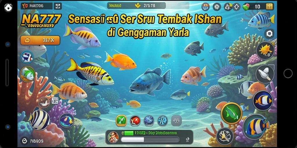 Screenshot menampilkan gameplay seru Tembak Ikan di NA777.