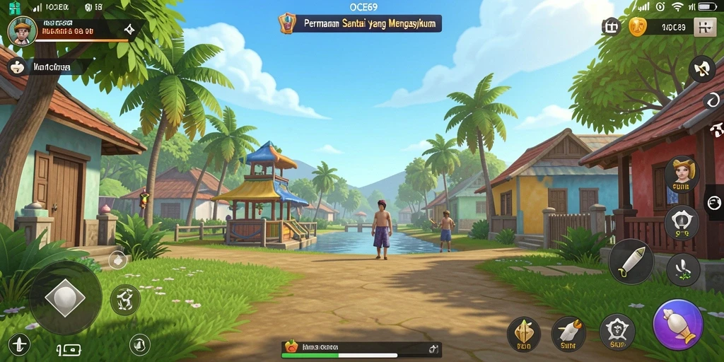 Tangkapan layar OCE69 menampilkan gameplay yang seru dan menantang.