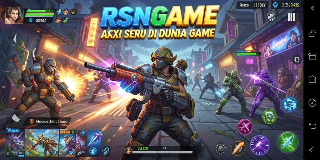 Tampilan gameplay RSNGAME menunjukkan aksi mendebarkan yang tak terlupakan.