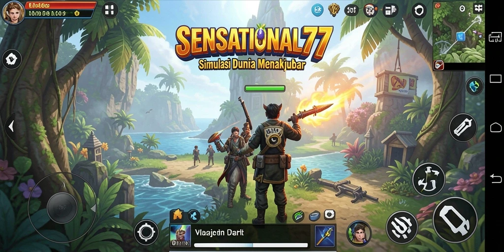 Screenshot utama SENSATIONAL77 menampilkan gameplay simulasi yang menakjubkan.